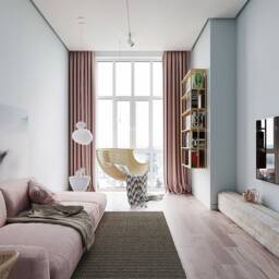High Ceiling Curtains, 2-story Curtains Extra Long , 50 - thumbnail 2