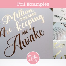 Never Let Anyone Dull Your Sparkle Print - Various Foil Colours Available in Sizes A4, A5, 7x5 & 6x4 - thumbnail 2