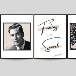 Neville Goddard Art, 3 Piece Set, Law Of Assumption, Positive Quote Print, Manifestation, Affirmation Prints, Attraction Wall Art - thumbnail 3