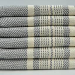 "Gray Towel, Turkish Towel, Beach Towel, Handmade Towel, Tribal Towel, 40""x70" - thumbnail 3