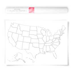 Usa Map Poster, Us Travel United States, Us Wall Art, Usa Outlines Poster - thumbnail 1