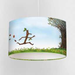 Stick Man Tree Lampshade - Officially Licensed Story Scene Ceiling Or Table Lamp Shade Handmade in The UK - thumbnail 1