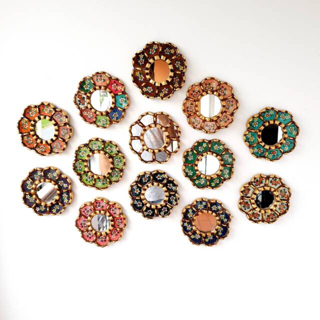 "Peruvian Mirrors ""Honeycomb Collection" - image 1