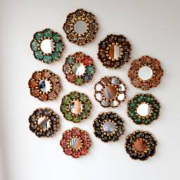 "Peruvian Mirrors ""Honeycomb Collection" - thumbnail 2