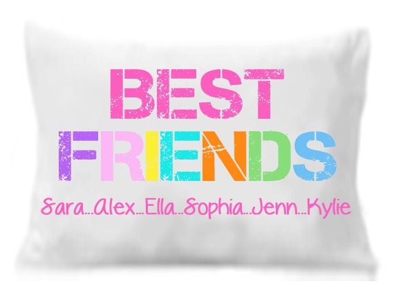 Personalized Best Friends Pillowcase, Microfiber Pillow Case - image 1