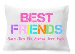 Personalized Best Friends Pillowcase, Microfiber Pillow Case - thumbnail 1