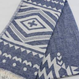 "Navy Blue Towel, 35""x67" - thumbnail 3