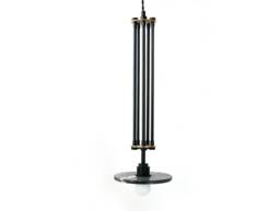 Black Veined Marble Pendant Light, Eclectic Ceiling Fixture, Kitchen Island Lighting