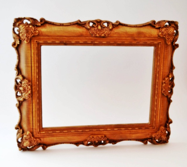 Wood Photo Frame, Wedding Wooden Picture Carved 5x7 Rustic 8x10 Art - image 1
