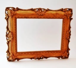 Wood Photo Frame, Wedding Wooden Picture Carved 5x7 Rustic 8x10 Art - thumbnail 1