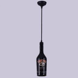 Baileys Irish Bottle Hanging Pendant Light - Pendant Lamp Made Form Bottles - thumbnail 2
