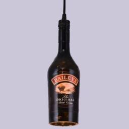 Baileys Irish Bottle Hanging Pendant Light - Pendant Lamp Made Form Bottles - thumbnail 1