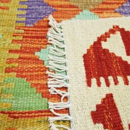 Handmade Afghan Kilim Runner 195x69 cm, Rug - thumbnail 3