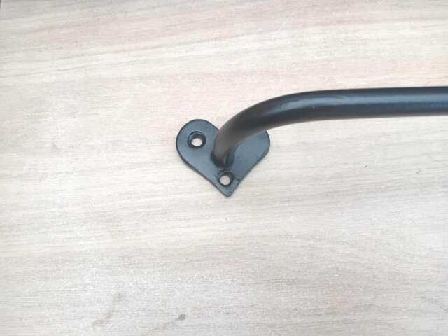 Curtain Rail & Ring Setwrought Iron - Forged Steel Hand Crafted in Uk+ Free Fitting Kit - image 1