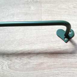 Curtain Rail & Ring Setwrought Iron - Forged Steel Hand Crafted in Uk+ Free Fitting Kit - thumbnail 2