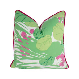 Schumacher - Sea Grapes Tropical Modern Classic Designer Cushion Cover Handmade Throw Pillow Luxury Home Decor - thumbnail 1