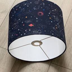 New High Quality Kids Room Planets Galaxy Moon Star Constellation in Space Digital Print Lamp Shade & Pendant Light - thumbnail 4