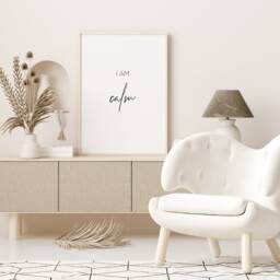 I Am Calm Print - Inspirational Affirmation Wall Art Unframed - thumbnail 4