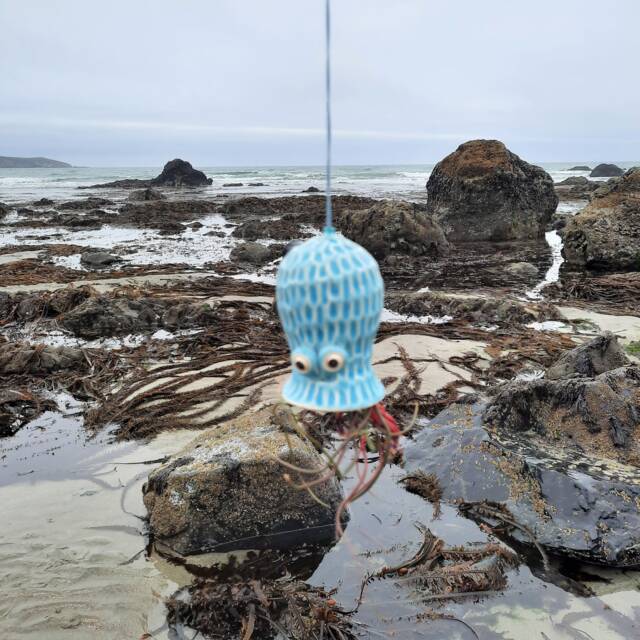 Handmade Hanging Octopus Air Planter, Bring The Beach Home, The Original - image 1