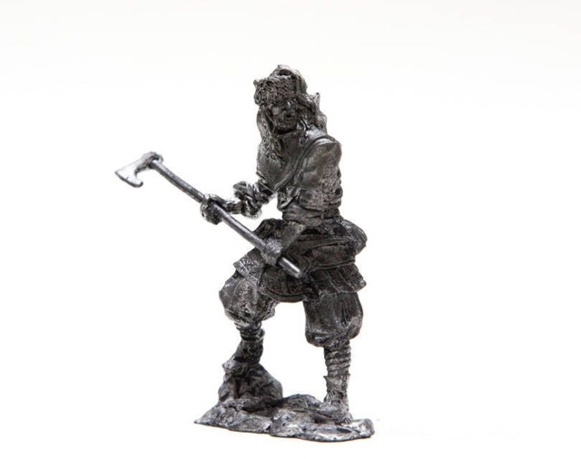 Tin 54mm Viking Ix-x Cent. 132 Metal Figurine - image 1