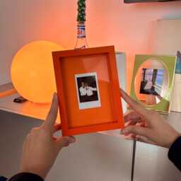 Mini Custom Monochrome Picture Frame - 6x8 - Choose Color & Opening Size Gallery Wall - thumbnail 1