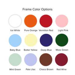 Mini Custom Monochrome Picture Frame - 6x8 - Choose Color & Opening Size Gallery Wall - thumbnail 3