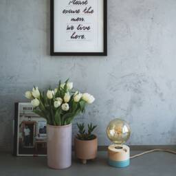 Table Lamp Made Of Solid Wood - Handmade From Austria - thumbnail 4