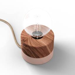 Table Lamp Made Of Solid Wood - Handmade From Austria - thumbnail 3