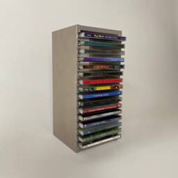 Wooden Cd Storage Display Rack, 16-Cd Organizer Box, Music Album Holder, Stylish Shelf For Collectors & Enthusiasts - thumbnail 3