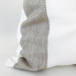 Soothing Neutral Stripes Pillow Cover, Nautical Covers, Striped Designer Covers - thumbnail 3
