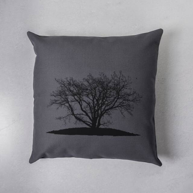 Oak Tree Pillow Cover Rustic Nature Winter Decor - image 1