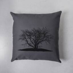 Oak Tree Pillow Cover Rustic Nature Winter Decor - thumbnail 1