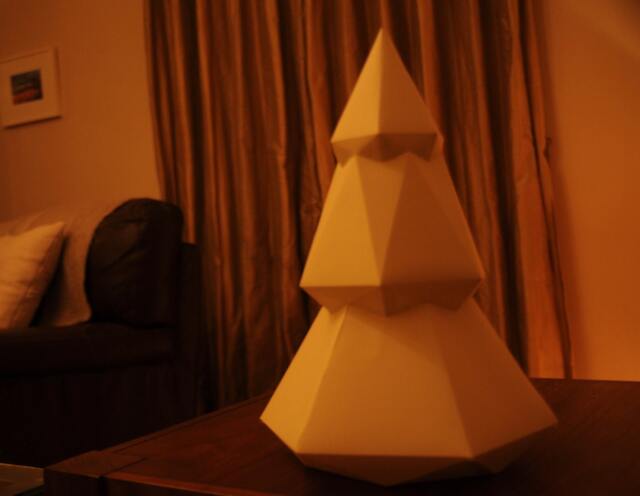Printable Christmas Tree Papercraft Decoration, Instant Download - image 1