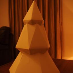 Printable Christmas Tree Papercraft Decoration, Instant Download - thumbnail 3