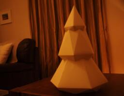 Printable Christmas Tree Papercraft Decoration, Instant Download - thumbnail 1