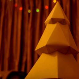Printable Christmas Tree Papercraft Decoration, Instant Download - thumbnail 2