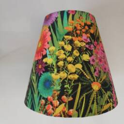 Bespoke Candle Clip Lampshade Liberty Of London Tresco Neon Fabric - thumbnail 3