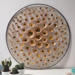 Large Ceramic Flower Wall Art, Modern Home Decor - thumbnail 3