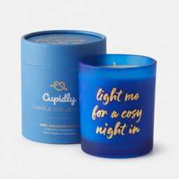 Cupidly Soy Wax Candle - Amber, Sandalwood & Vanilla Scented - thumbnail 2