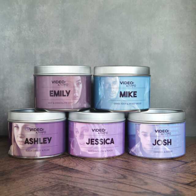 Until Dawn Soy Candle Set Ashley, Emily, Mike, Josh, Jessica - image 1