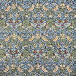 Custom Made William Morris Strawberry Thief Mini Blackout/Lining Curtains Pinch /Triple Pleat - thumbnail 1