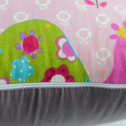 Whimsical Pink Animal Print Pillow Cover, Fairycore Decor - thumbnail 2