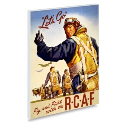 Reprint Of The Ww2 Propaganda Poster - Join Rcaf - thumbnail 2