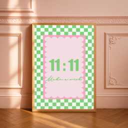 Make A Wish, Positive Quote Print, Bedroom Motivational Prints For Framing, Home Decor, Wall Art, Affirmation 1111 - thumbnail 3