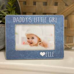 Personalized Dad Picture Frame Gift Idea Daddy's Little Girl First Father's Day From Daughter Custom Photo For - thumbnail 2