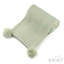 Personalised Safari Baby Blanket - Soft Embroidered Newborn Gift 75cm X 100cm - thumbnail 4