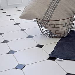 Heavy Linen Bath Mat, Double Layered, Charcoal Blue - thumbnail 4