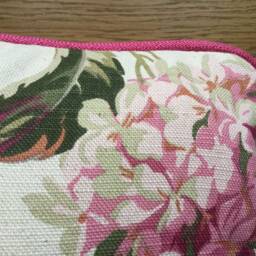 Laura Ashley Hydrangea Cushion Cover Pink Floral Pillow, 16 - thumbnail 3