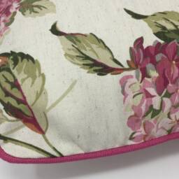 Laura Ashley Hydrangea Cushion Cover Pink Floral Pillow, 16 - thumbnail 2
