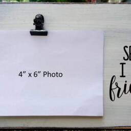 Funny Gift For Best Friends, See? I Have Friends Wood Picture Frame, Coworker Office Desk Christmas Gift, Farewell Leaving Group - thumbnail 3